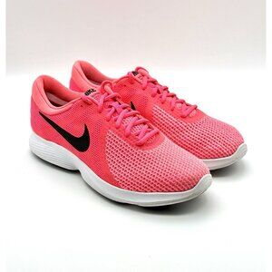 Nike Revolution 4 Women's Size 11 Pink Running Shoes Pre Owned Good Condition
